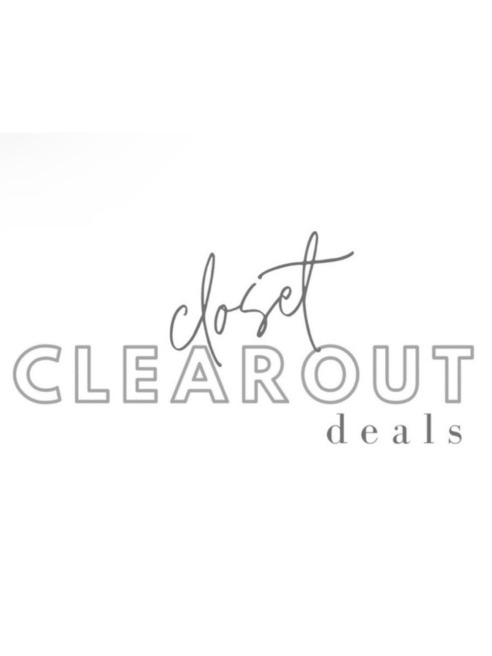 CLOSET CLEAR-OUT